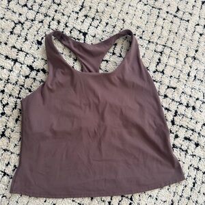 Old Navy Mauve Brown Racerback Tank Top
